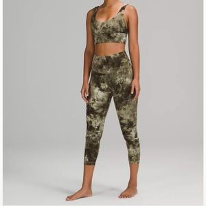 Lululemon Align green tie dye leggings size 6